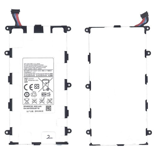 Аккумуляторная батарея SP4960C3B для Samsung Galaxy Tab GT-P6200 3.7V 14.8Wh