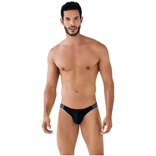 Мужские трусы слипы черные Clever TRANSFORM BIKINI BRIEF 079911 S (44)