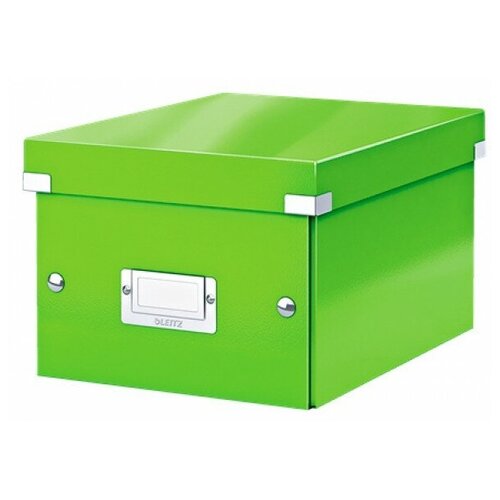 Короб для хранения Leitz 60430054 Click & Store A5 зеленый картон