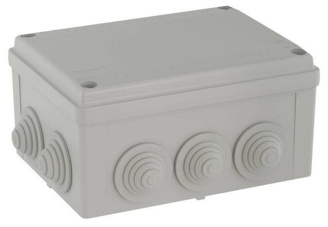 Коробка распределительная ОП 190х140х70мм IP55 10 каб. ввод, DKC 54100 (1 шт.)