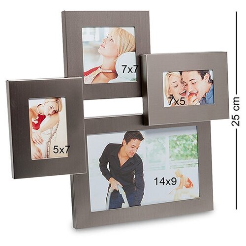 Панно-фоторамка Приятные воспоминания (на 4 фото: 7х7, 7х5, 14х9, 5х7) CHK-104 113-602340