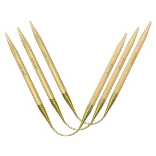 Спицы чулочные гибкие addiCraSyTrio Bamboo Long, 4 мм