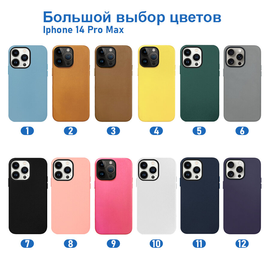 Чехол Leather Case KZDOO Noble Collection для iPhone 14 Pro Max 6.7", зеленый (5)
