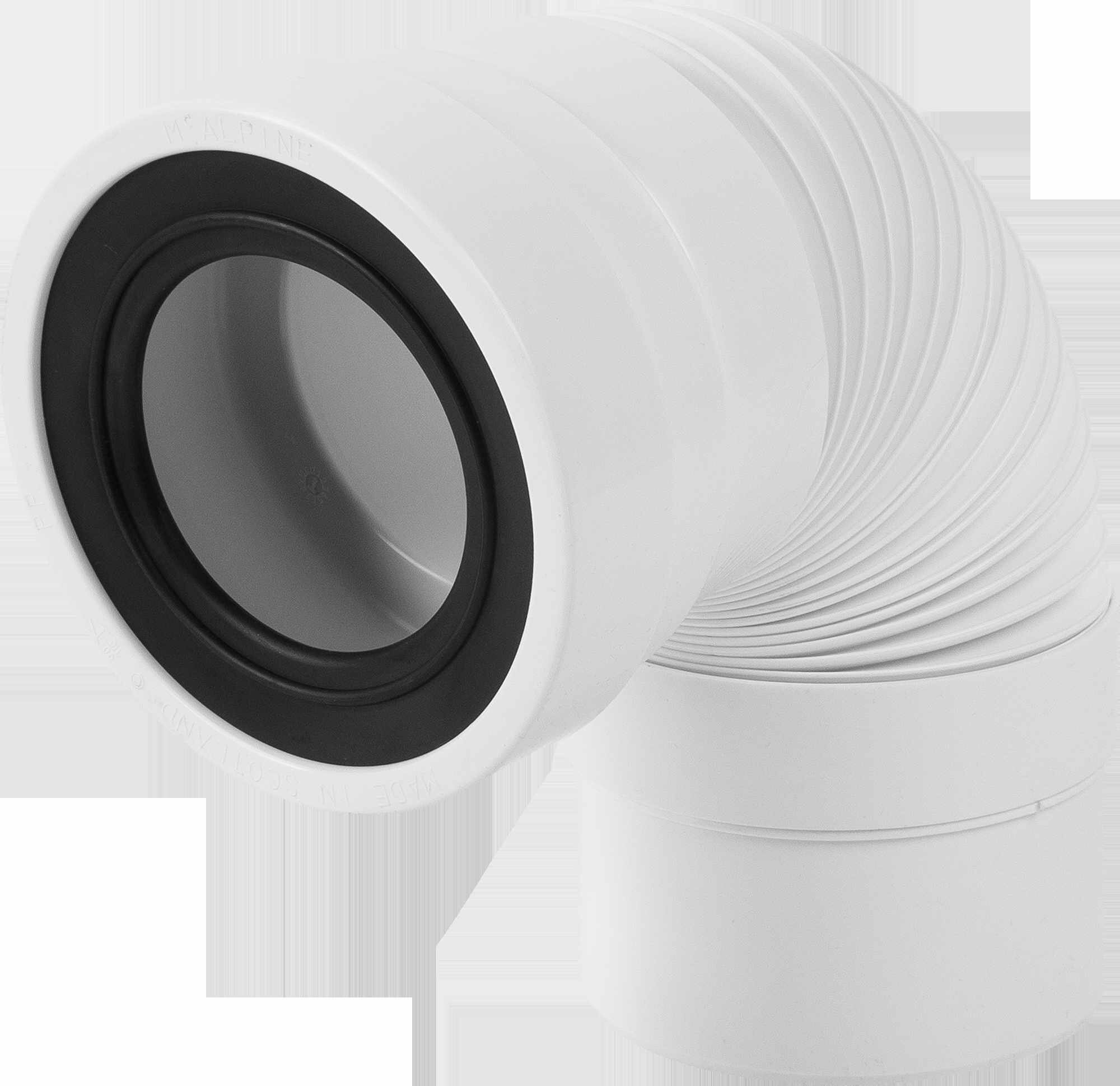 Труба фановая для унитаза McAlpine раздвижная 200-330 мм MRWC-F20P
