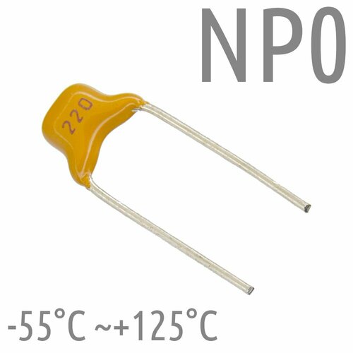 22пФ 50В NP0 Конденсатор керамический (10шт)