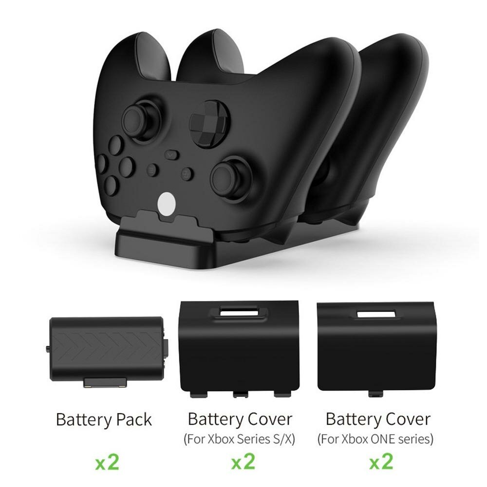 Зарядная станция X Dual Charging Station на два геймпада для Xbox One «Dobe TYX-532X» — фото 1