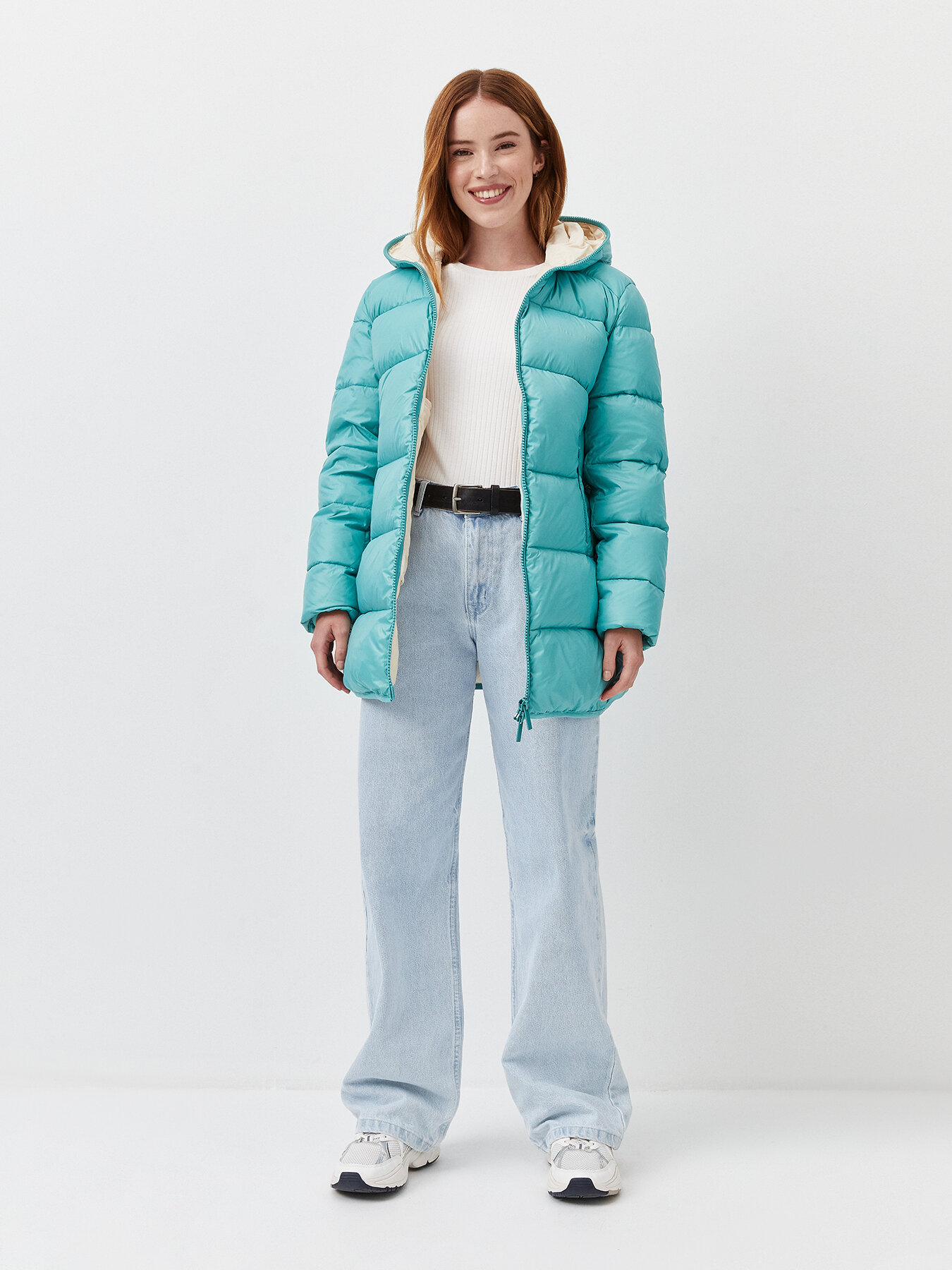 Куртка JUST CLOTHES, размер 38, мятный — фото 1