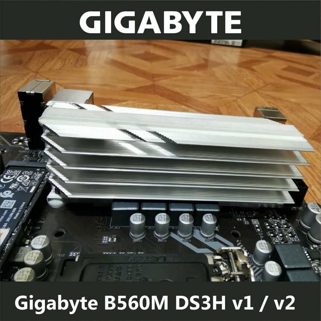 Материнская плата Gigabyte B560 S1200 MATX B560M DS3H V2 - фото №3