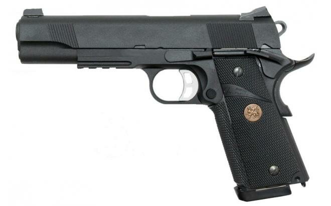 Пистолет KJW KP-07. CO2 Colt 1911A1 M.E.U. CO2 Black