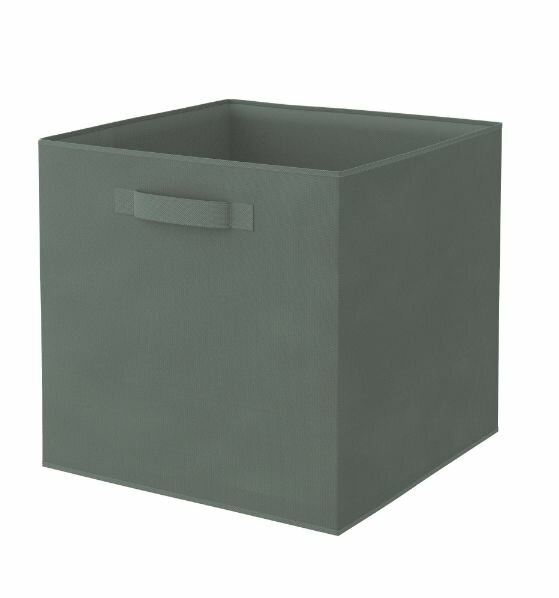 Короб 31x31x31 см 29.7 л полипропилен цвет тёмно-зеленый