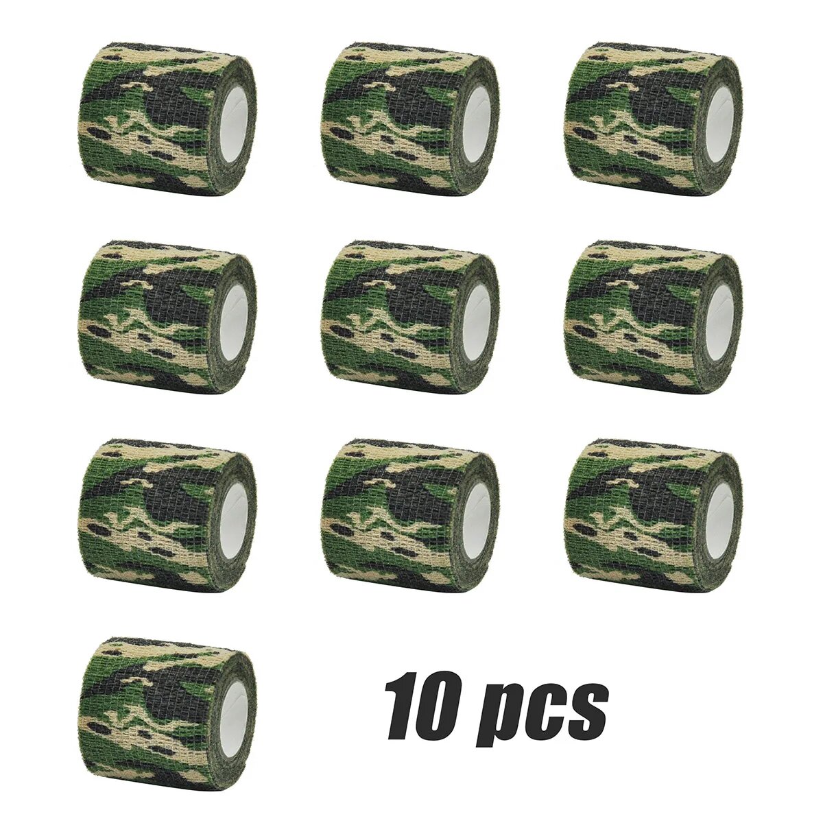 Камуфляжная спортивная эластичная лента для лодыжки колена пальца 10Pcs 10cmX4.8cm