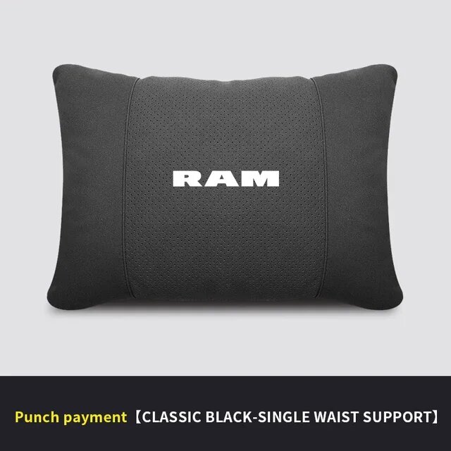 Подголовник для салона автомобиля мягкая опора для шеи 5 цветов на выбор Black Waist pad