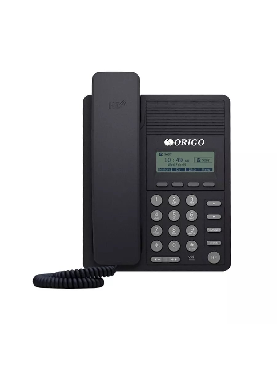 Телефон ORIGO IP OPH120 черный (OPH120/A1A)