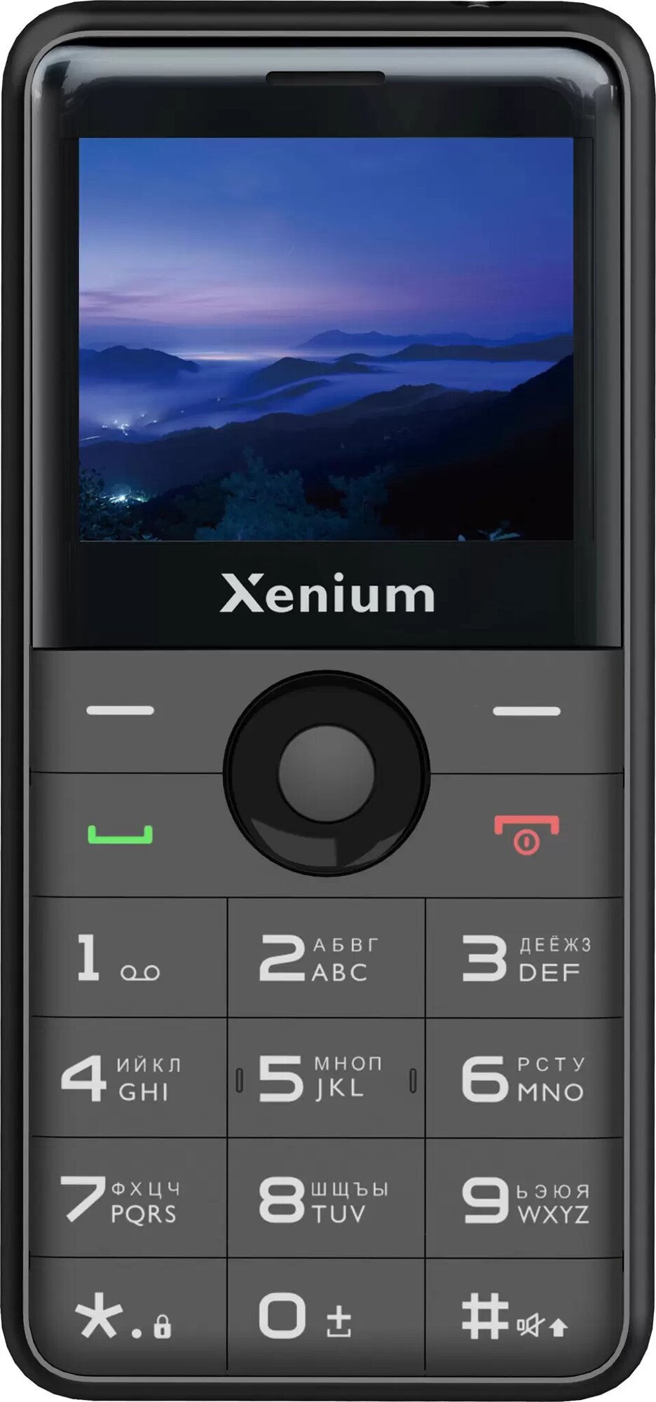 Мобильный телефон Xenium X700 черный 2.31" 1700мАч 2 mini-SIM — фото 1