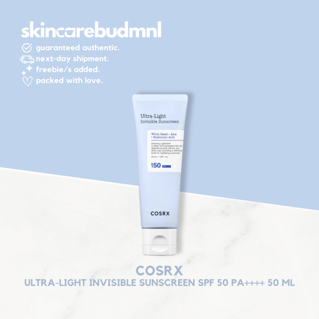 COSRX Ультралегкий невидимый солнцезащитный крем SPF50+ PA++++ 50 мл by skincarebudmnl