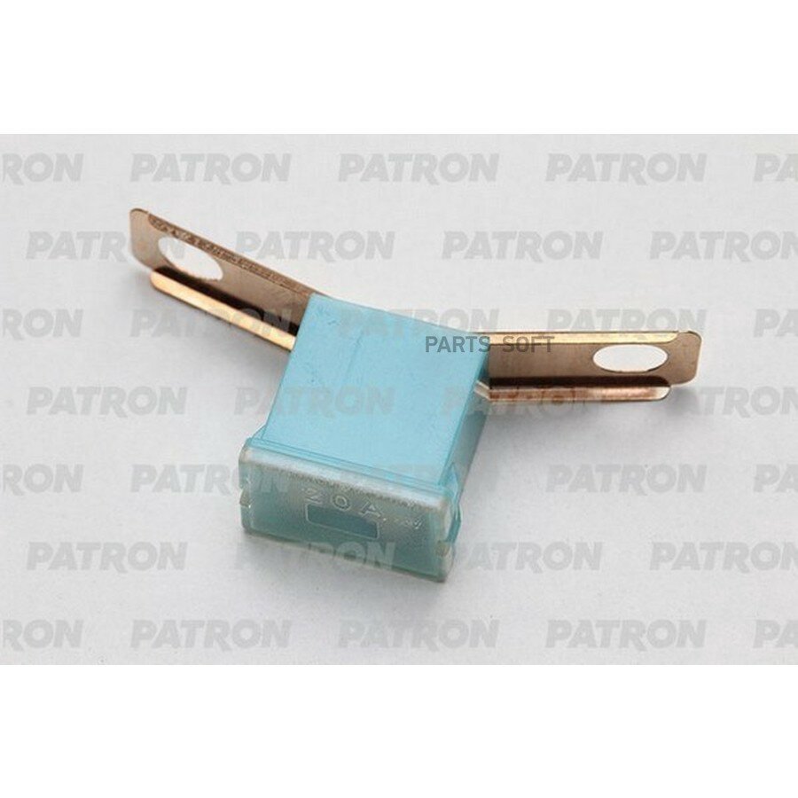 Предохранитель блистер 1шт PLB Fuse (PAL295) 20A голубой 48x12x21.5mm PATRON PFS133 | цена за 1 шт