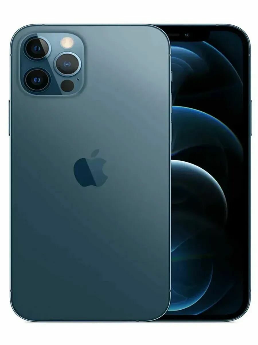 Смартфон Apple iPhone 12ProMax, 128ГБ, SIM 2, камера 12Мп, экран 6.7", синий — фото 1