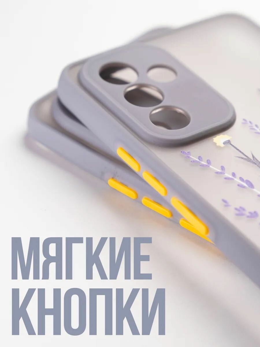 Чехол на samsung s22 силикон противоударный; защита камеры Брустанс — фото 1