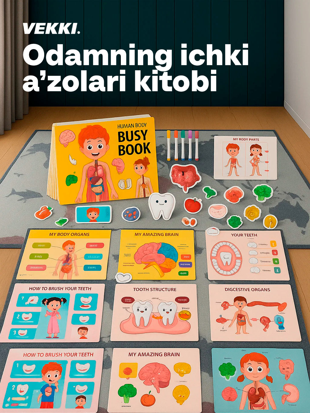 Busy Book развивающая книга для детей, интерактивное обучение и веселые игры