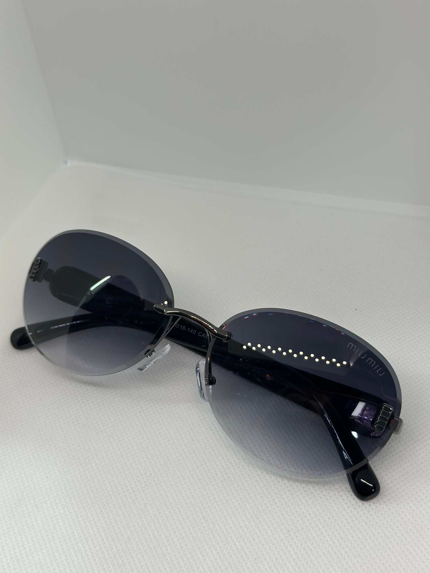 Солнцезащитные очки , голубой, — фото 1