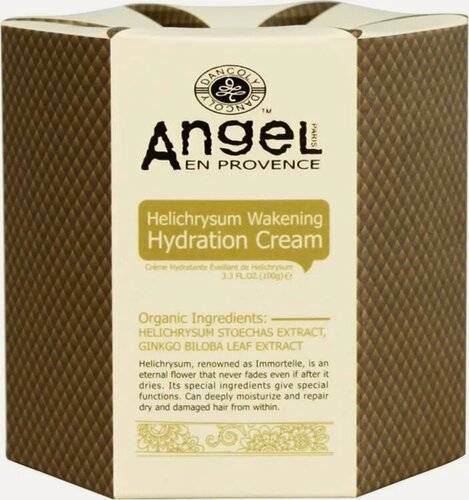 Изображение товара Angel Provence Пробуждающий увлажняющий крем для сухих и повреждённых волос несмываемый с экстрактом Бессмертника, 100 г
