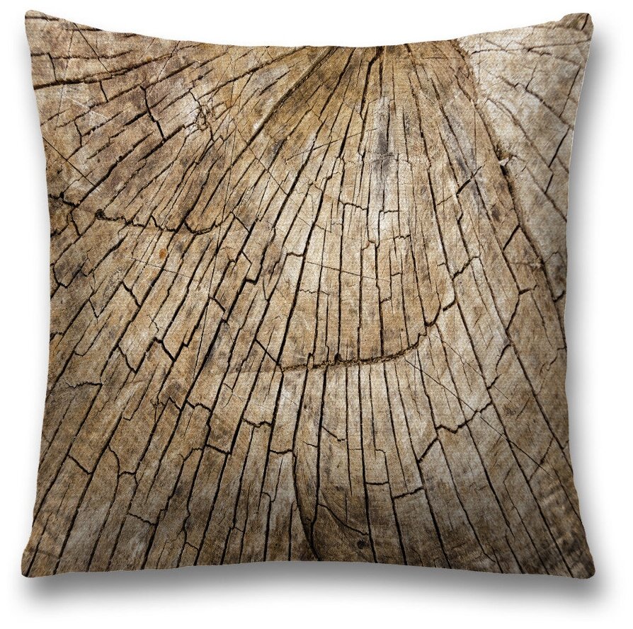 Наволочка декоративная на молнии, чехол на подушку JoyArty "Жизнь дерева" 45х45 см