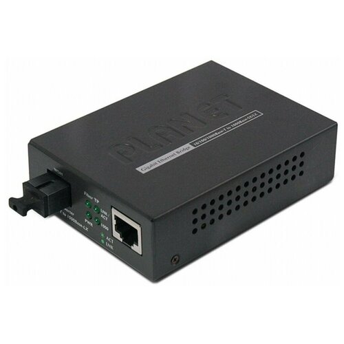 Медиаконвертер PLANET GT-806B15 10 100 1000base t to wdm bi directional smart fiber converter 1550nm 15km