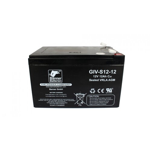 Аккумуляторная батарея BANNER GiV-S 12-12 Австрия 150x97x99