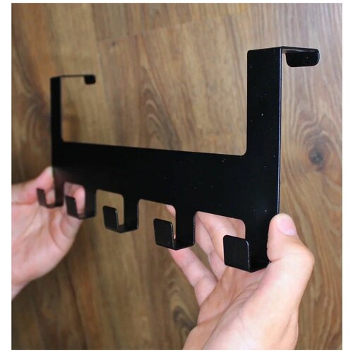 Крючок настенный для полотенец, одежды в ванную, кухню, прихожую. Вешалка 5крюч в квартиру дом дачу