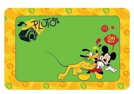 Disney коврик под миску Pluto & Mickey, 430x280 мм - фотография № 4