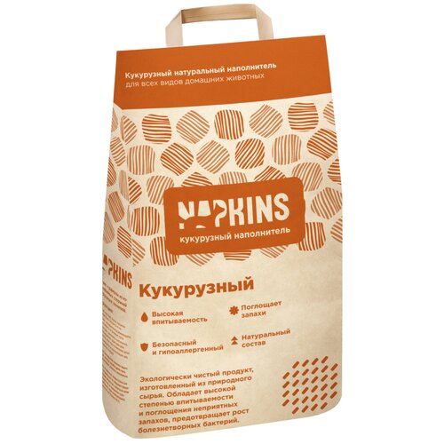 NAPKINS кукурузный наполнитель, 8.5 л