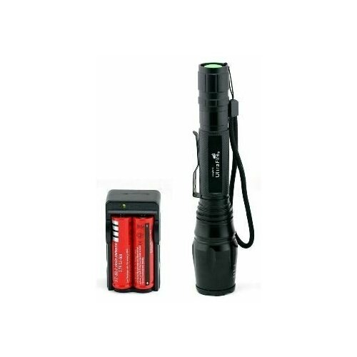 Фонарь аккумуляторный UltraFire HL-036B (380W), черный ручной фонарик ultrafire m 878 t6 led
