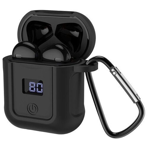 Беспроводные наушники Hoco S11 Melody с черный зарядным кейсом черный чехол 419000₽