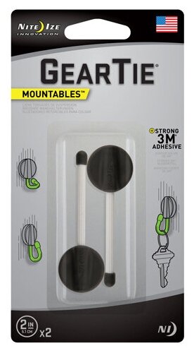     Nite Ize Gear Tie Mountables 2" - / 2 