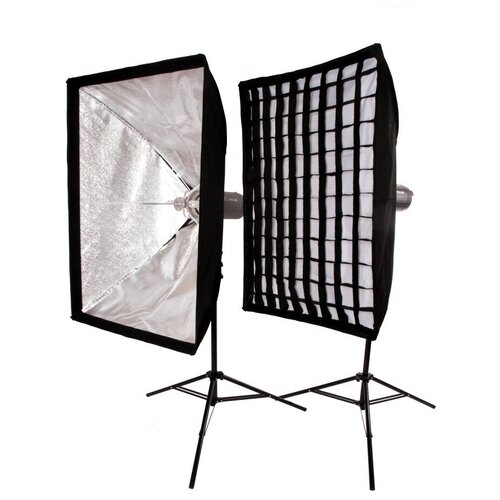 Комплект импульсного света FST PRO-600H Softbox Kit II