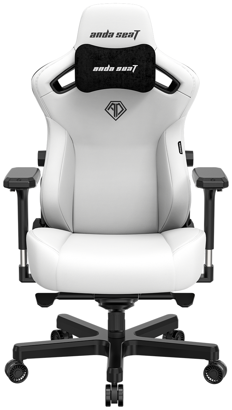 Компьютерное кресло Anda Seat Kaiser 3 XL игровое, обивка: искусственная кожа, белое (cloudy white)