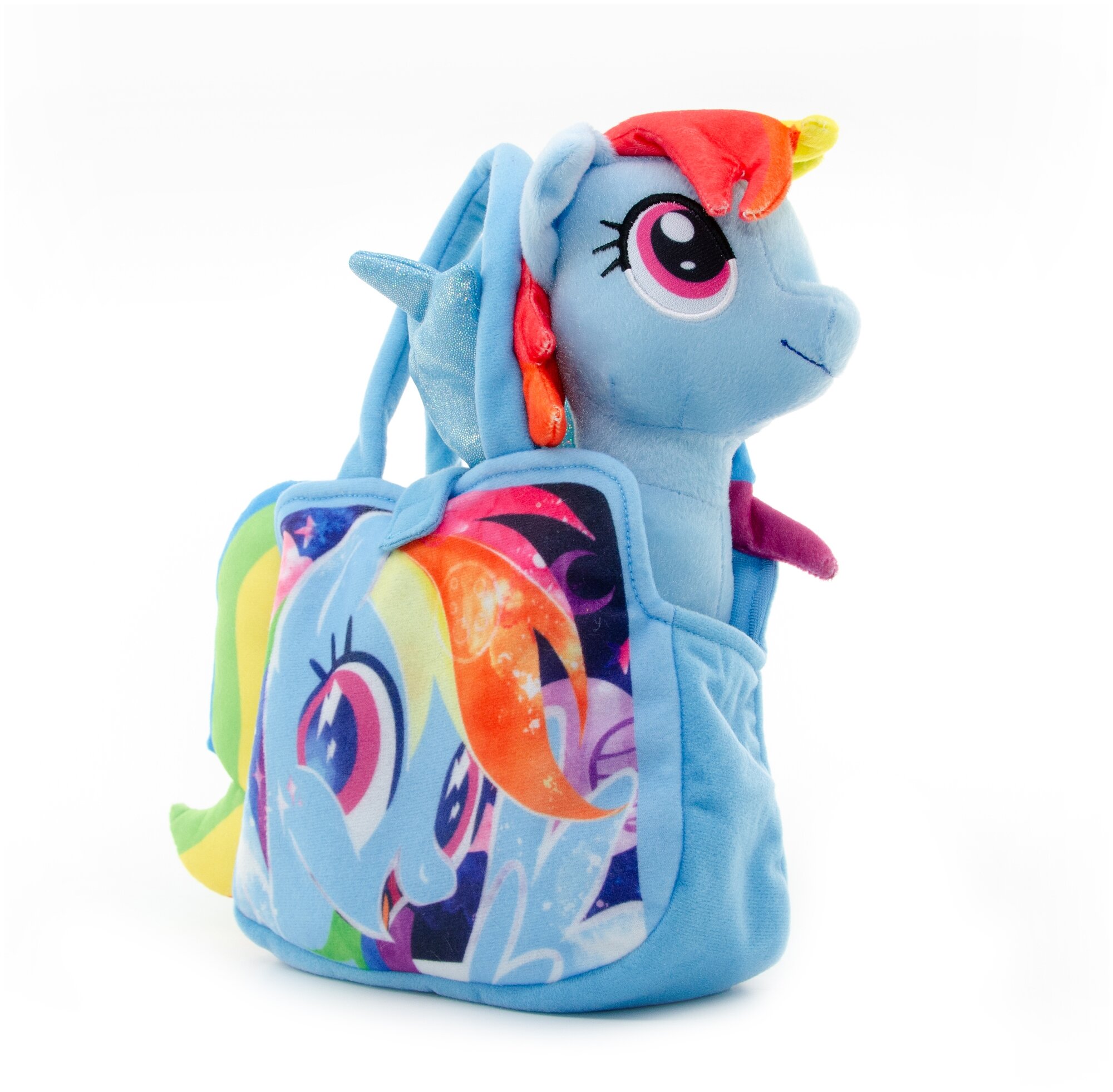 Мягкая игрушка YuMe Пони Радуга Дэш в сумочке My Little Pony