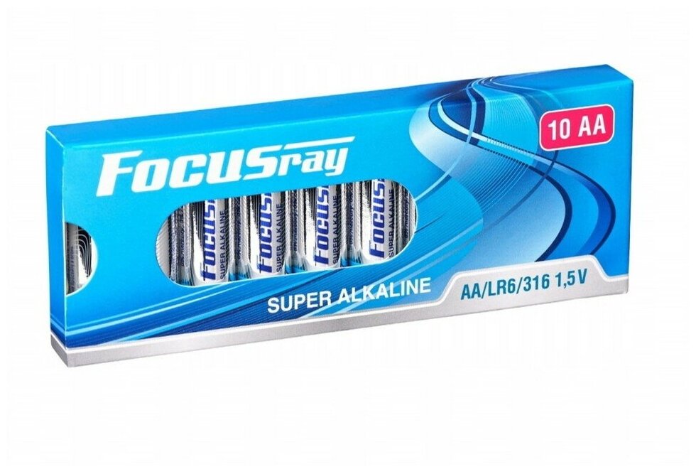Батарейка FOCUSray Super Alkaline АА, уп 10 шт