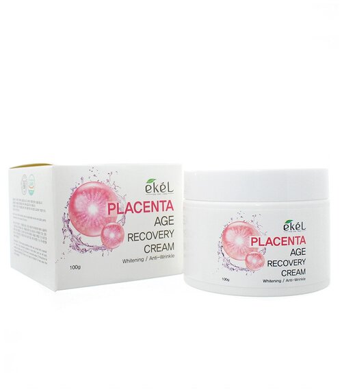 Ekel Крем для лица с фитоплацентой / Age Recovery Cream Placenta, 100 мл