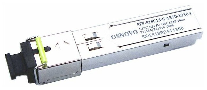 Модуль Osnovo SFP-S1SC13-G-1550-1310-I