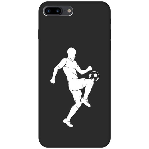 Силиконовый чехол на Apple iPhone 8 Plus / 7 Plus / Эпл Айфон 7 Плюс / 8 Плюс с рисунком Football W Soft Touch черный чехол книжка на apple iphone 8 plus 7 plus эпл айфон 7 плюс 8 плюс с рисунком 2007 w черный