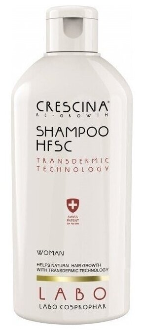 Crescina Шампунь Transdermic HFSC Shampoo для Женщин, 200 мл