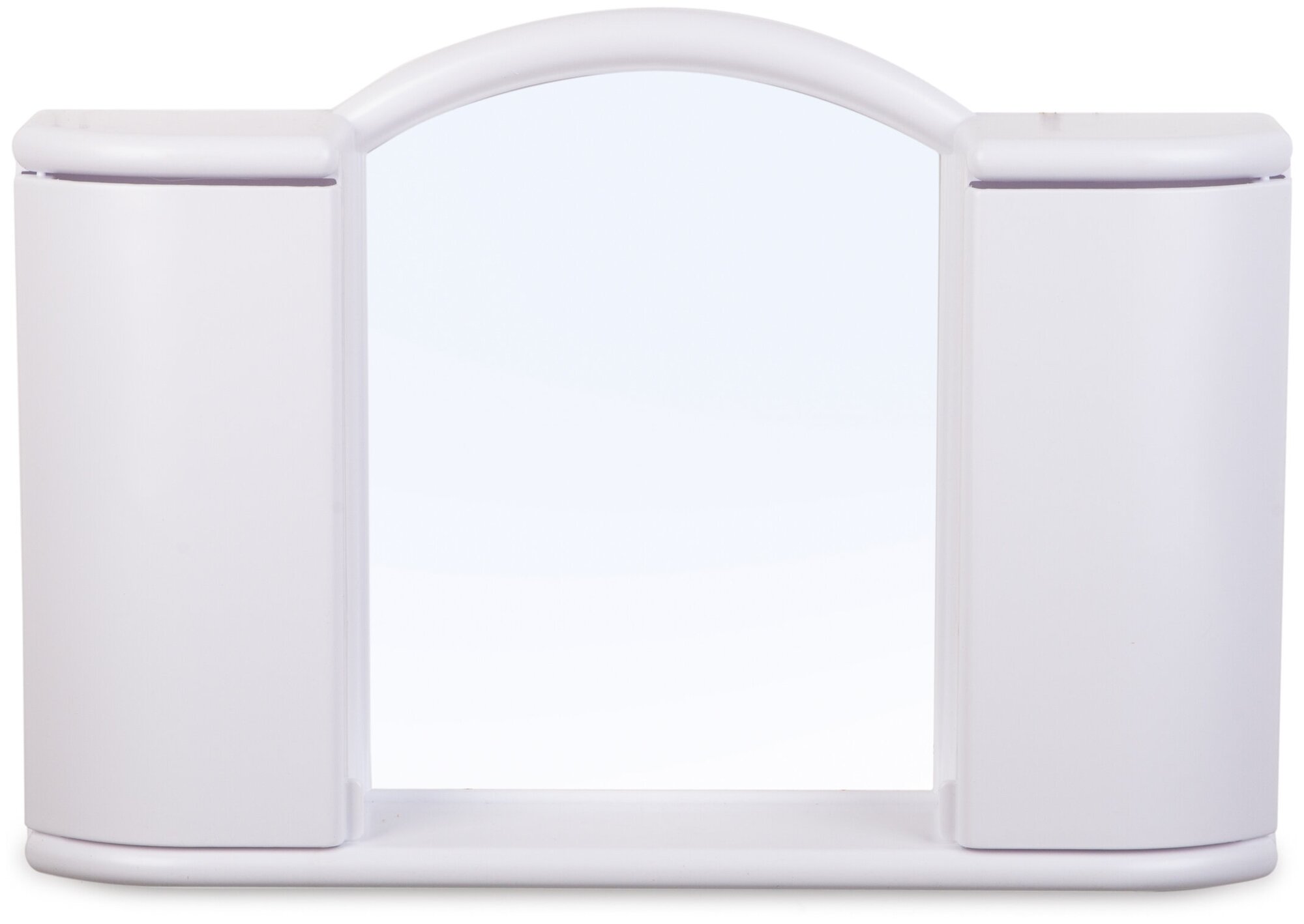 Зеркало со шкафчиками 60х10 h41 белое Арго