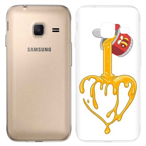 чехол задняя панель накладка бампер mypads сердце абстракция для samsung galaxy j1 mini sm j105f h j1 mini 2016 4 0 противоударный Чехол задняя-панель-накладка-бампер MyPads медовое сердце для Samsung Galaxy J1 mini SM-J105F/H/J1 Mini 2016 4.0 противоударный