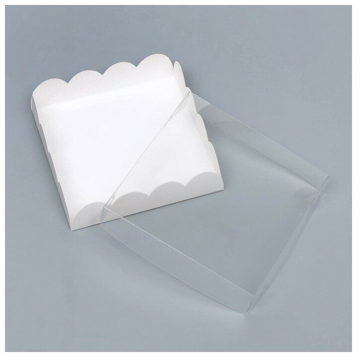 Коробочка для печенья, белая, 12 х 12 х 3 см, набор 5 шт. 7673693 - фотография № 7