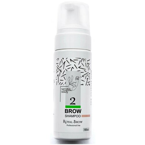 Шампунь для бровей Brow Shampoo Foam RClér Lab с экстрактом зародышей пшеницы (Royal Brow)