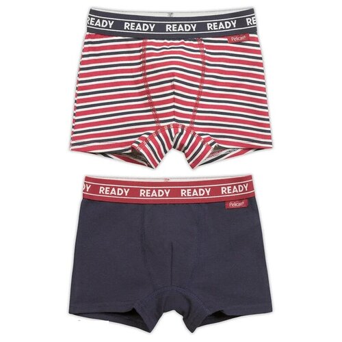 фото Трусы для мальчика pelican buhb3238(2), размер 2, бордовый/т.синий (бордовый/тёмно-синий)