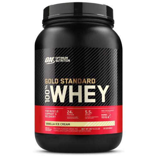 Протеин Optimum Nutrition 100% Whey Gold Standard (907 г) Ванильное мороженое