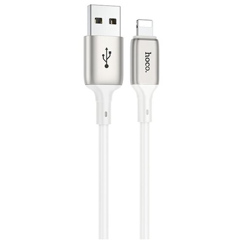 USB дата кабель Lightning, HOCO, X66, белый дата кабель hoco x73 usb lightning 2 4 a 1 м белый