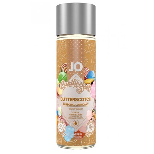 Смазка на водной основе Candy Shop Butterscotch с ароматом ирисок - 60 мл.